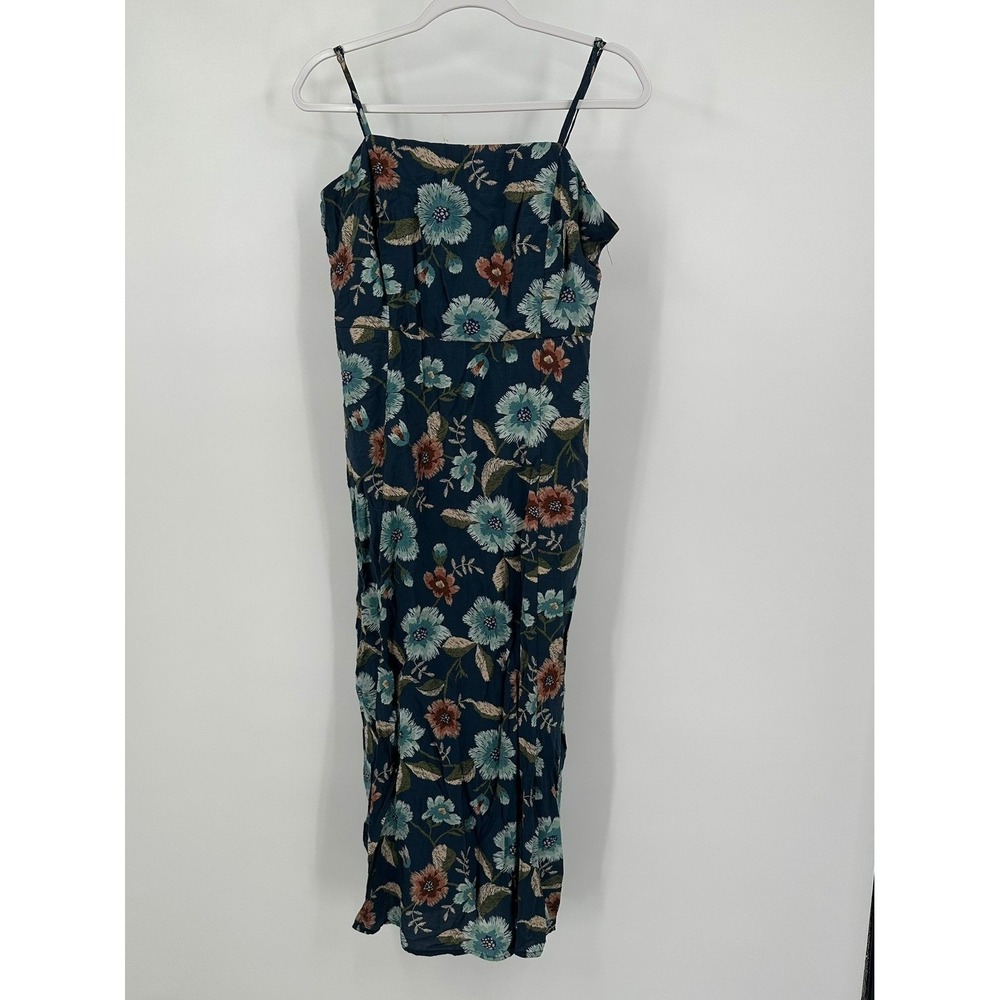 Joie Womens Cottagecore Floral Smocked Midi Dress Size‎ L Garden Party Resort